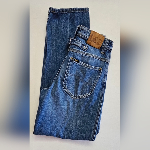 Womens Vtg Lee Riders High Rise Relaxed Stovepipe denim jeans Size 25 - Picture 1 of 4